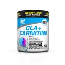 BPI Sports CLA + Carnitine Powder Snow Cone 50 Servings Weight Loss & Lean Muscle Support (12.34 Oz 350g)