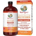 MaryRuth Organics Liquid Multivitamin + Lustriva Hair Growth Biotin 10000mcg Clinically Tested Women for Thicker Hair & Facial Wrinkles 15.22 Fl Oz