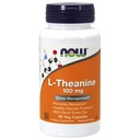 NOW Supplements L-Theanine 100 Mg with Decaf Green Tea Stress Management* 90 Veg Capsules